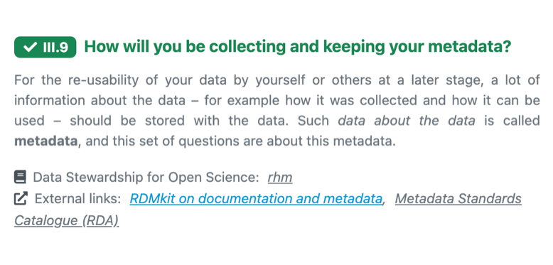 Links to external resources