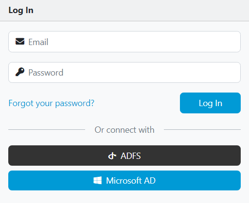 Alternative login methods