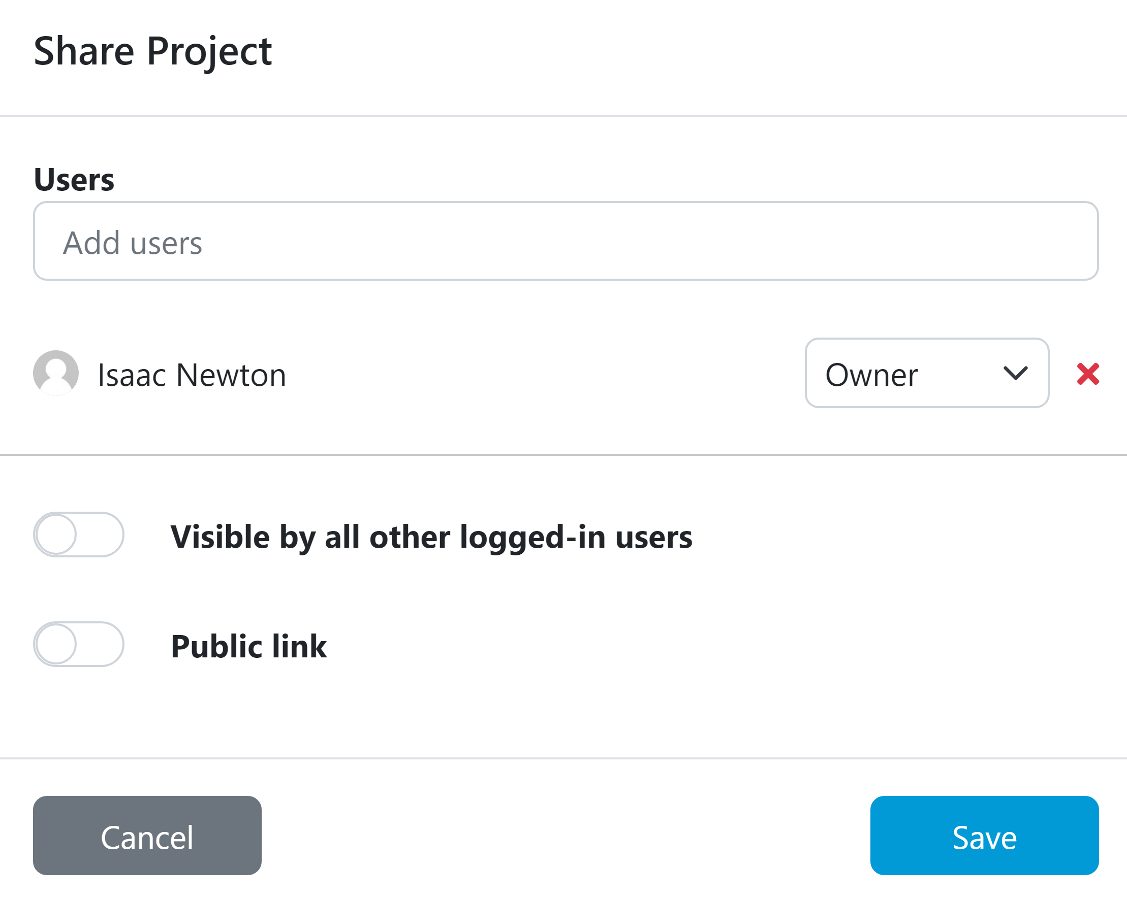 Project Sharing