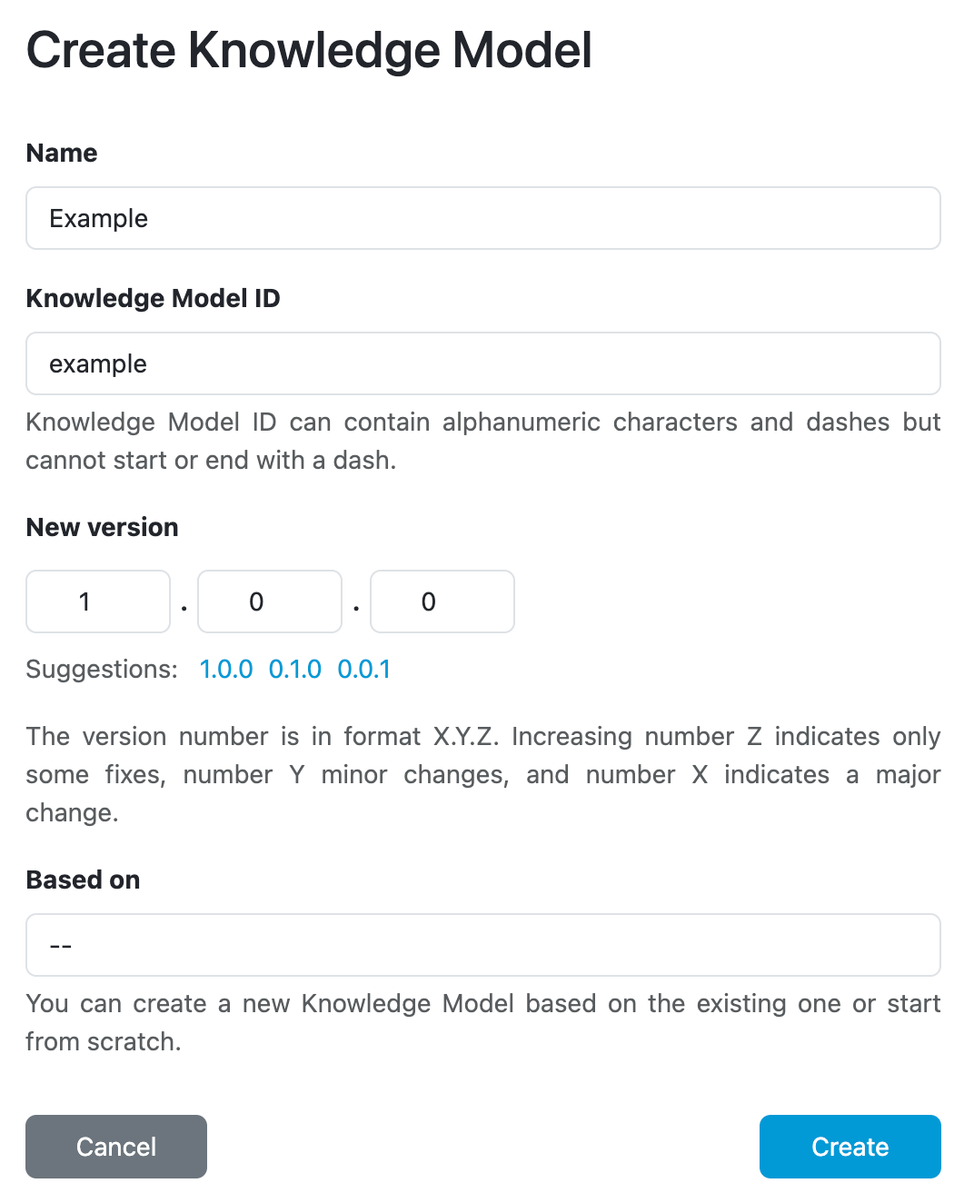 Creating the new Knowledge Model Editor